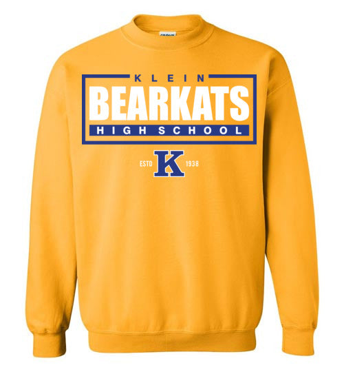 Klein High School Bearkats Gold Sweatshirt 49