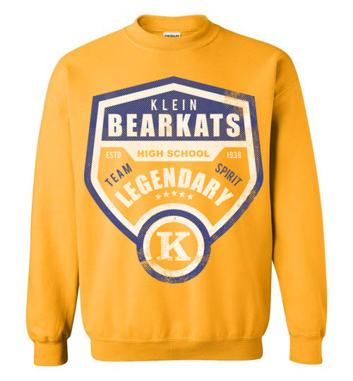 Klein High School Bearkats Gold Sweatshirt 14