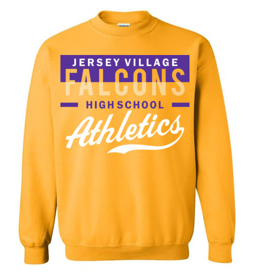 Jersey Village High School Falcons Gold Sweatshirt  48