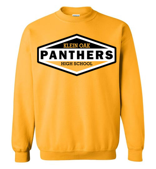 Klein Oak High School Panthers Gold Sweatshirt 09