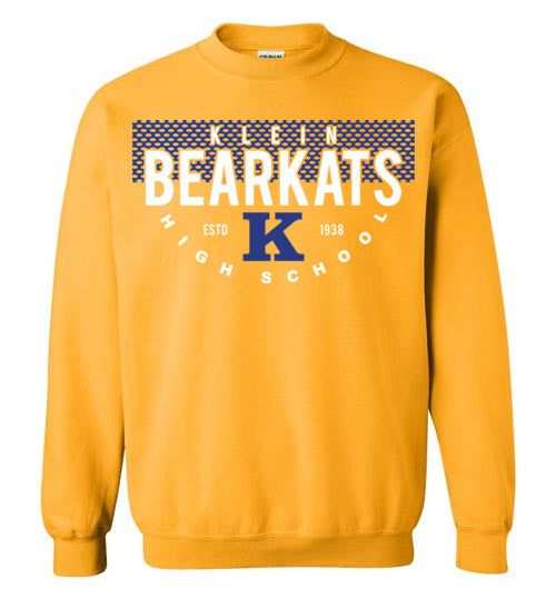 Klein Bearkats - Design 36 - Gold Sweatshirt