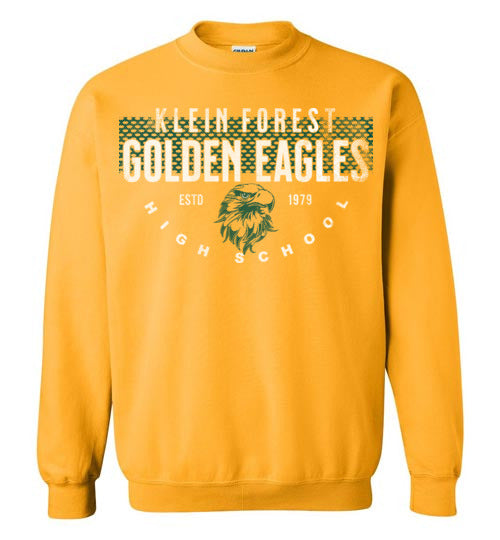Klein Forest High School Golden Eagles Gold Sweatshirt 36
