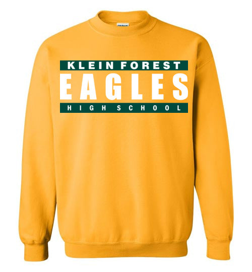 Klein Forest High School Golden Eagles Gold Sweatshirt 98