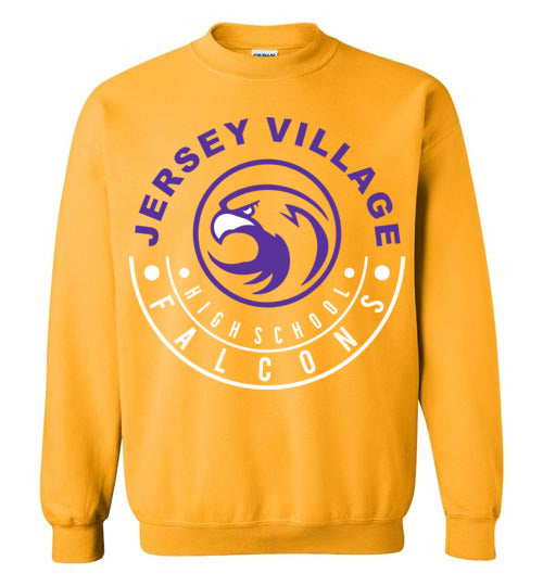 Jersey Village High School Falcons Gold Sweatshirt 19