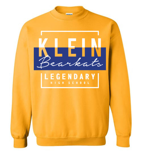 Klein Bearkats - Design 05 - Gold Sweatshirt