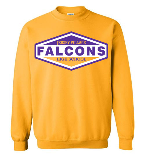 Jersey Village High School Falcons Gold Sweatshirt 09