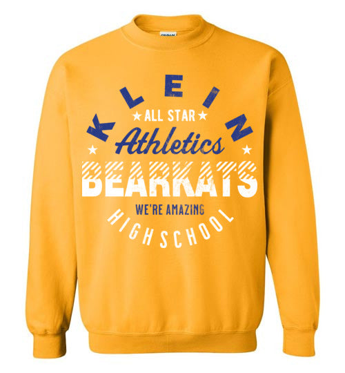 Klein High School Bearkats Gold Sweatshirt 18