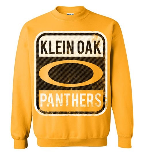 Klein Oak High School Panthers Gold Sweatshirt 01