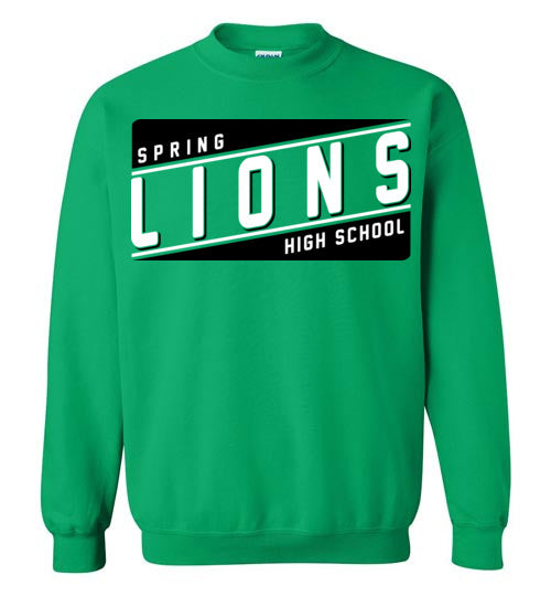 Spring High School Lions Green Sweatshirt 84