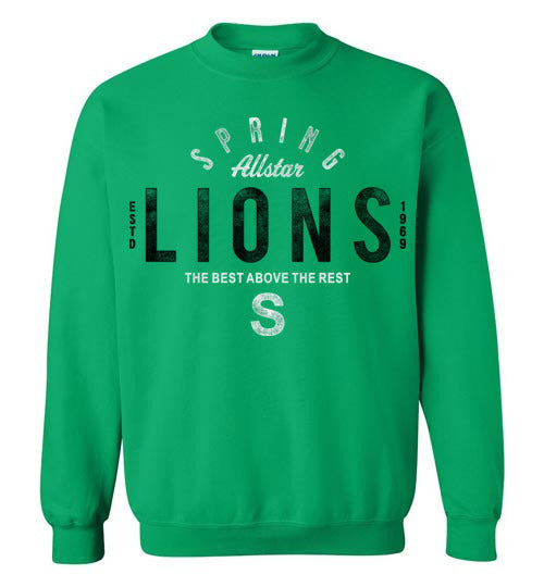 Spring High School Lions Green Sweatshirt 40