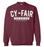 Cy-Fair High School Bobcats Maroon Sweatshirt 21