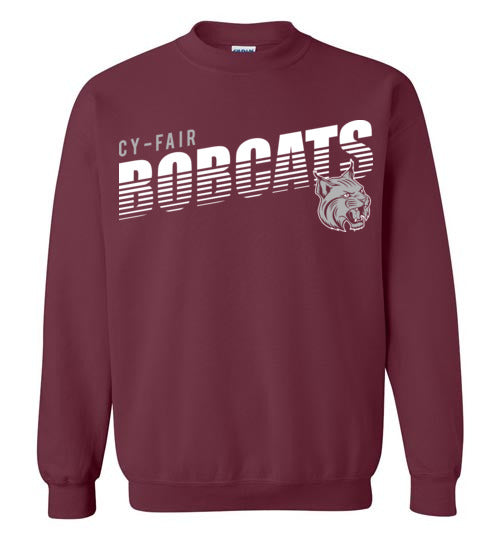 Cy-Fair High School Bobcats Maroon Sweatshirt 08