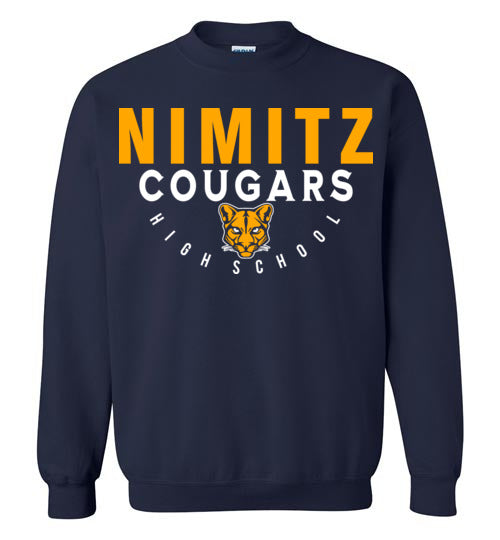 Nimitz High School Cougars Navy Sweatshirt 12