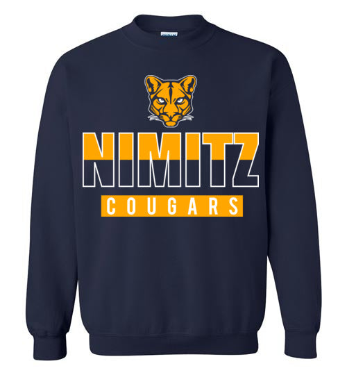 Nimitz High School Cougars Navy Sweatshirt 23