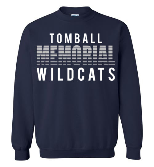 Tomball Memorial High School Wildcats Navy Sweatshirt 24