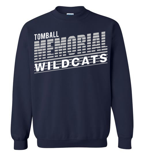 Tomball Memorial High School Wildcats Navy Sweatshirt 32