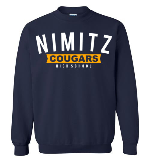 Nimitz High School Cougars Navy Sweatshirt 21