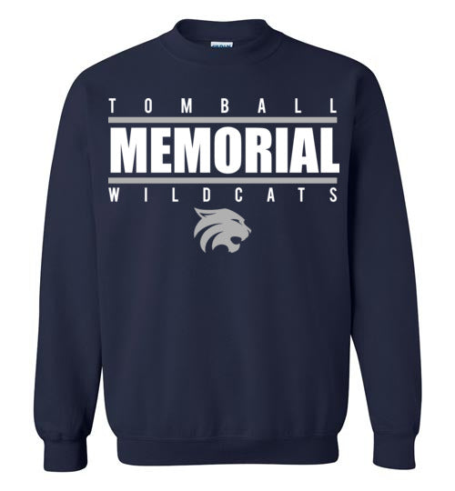 Tomball Memorial High School Wildcats Navy Sweatshirt 07