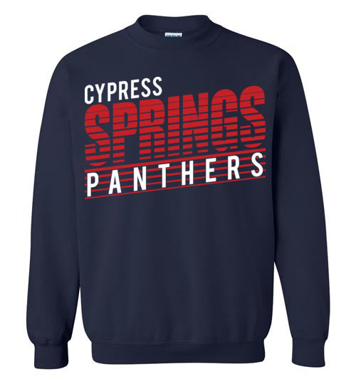 Cypress Springs High School Panthers Navy Sweatshirt 32