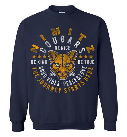 Nimitz High School Cougars Navy Sweatshirt 16