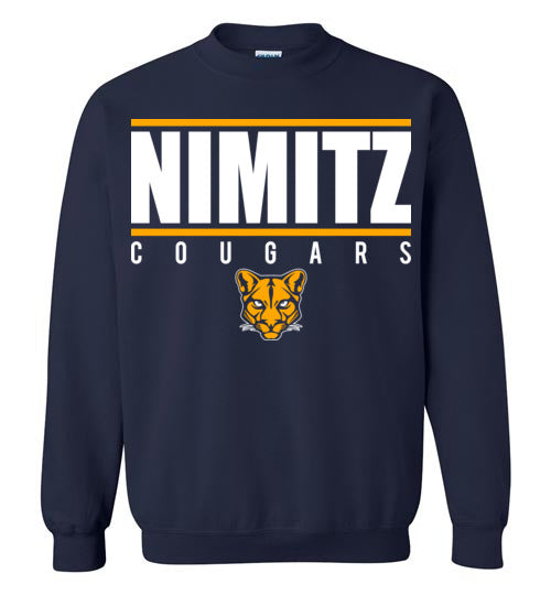 Nimitz High School Cougars Navy Sweatshirt 07