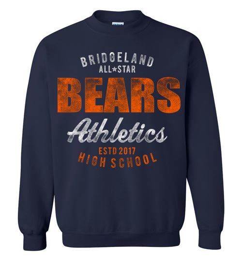 Bridgeland High School Bears Navy Sweatshirt 34