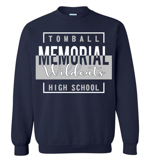 Tomball Memorial High School Wildcats Navy Sweatshirt 05