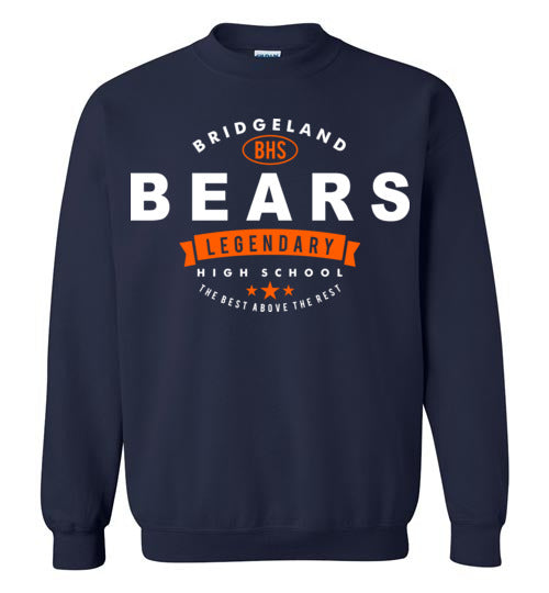 Bridgeland High School Bears Navy Sweatshirt 44