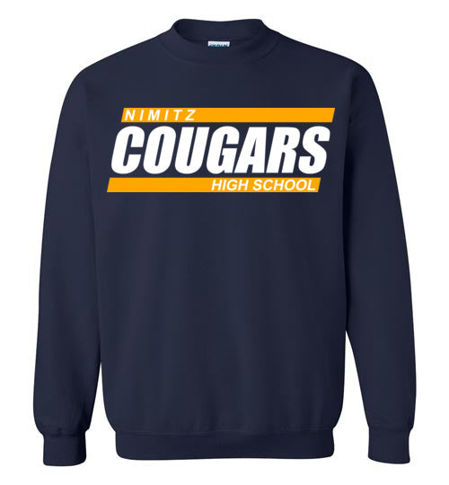 Nimitz High School Cougars Navy Sweatshirt 72