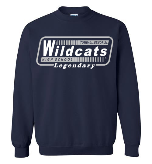 Tomball Memorial High School Wildcats Navy Sweatshirt 10