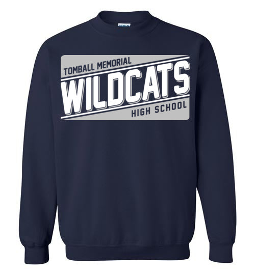 Tomball Memorial High School Wildcats Navy Sweatshirt 84