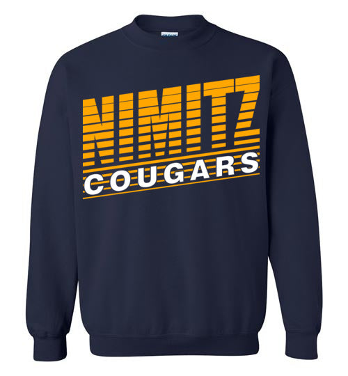 Nimitz High School Cougars Navy Sweatshirt 32