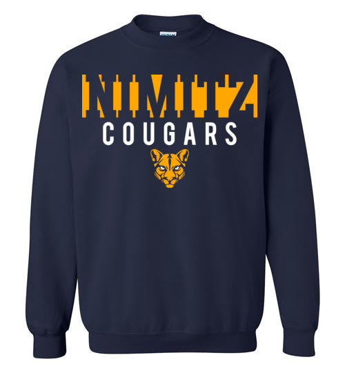 Nimitz High School Cougars Navy Sweatshirt 06