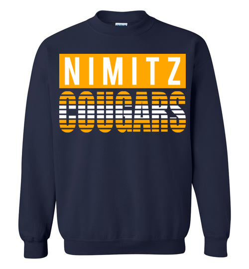 Nimitz High School Cougars Navy Sweatshirt 35