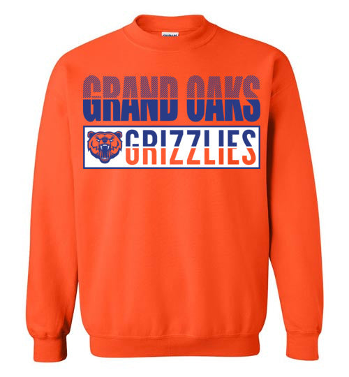 Grand Oaks High School Grizzlies Orange Sweatshirt 31