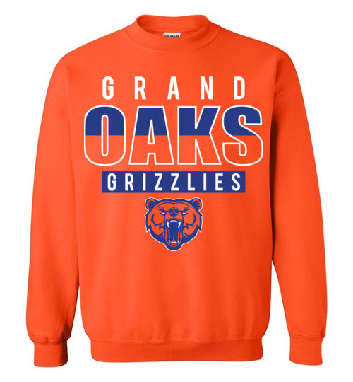 Grand Oaks High School Grizzlies Orange Sweatshirt 23