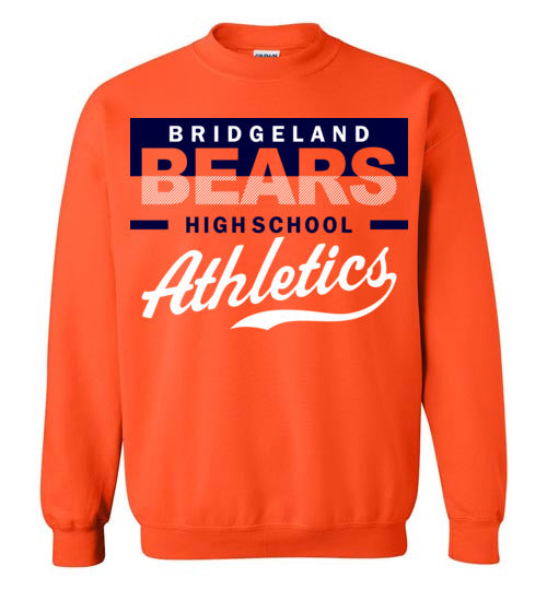 Bridgeland High School Bears Orange Sweatshirt 48