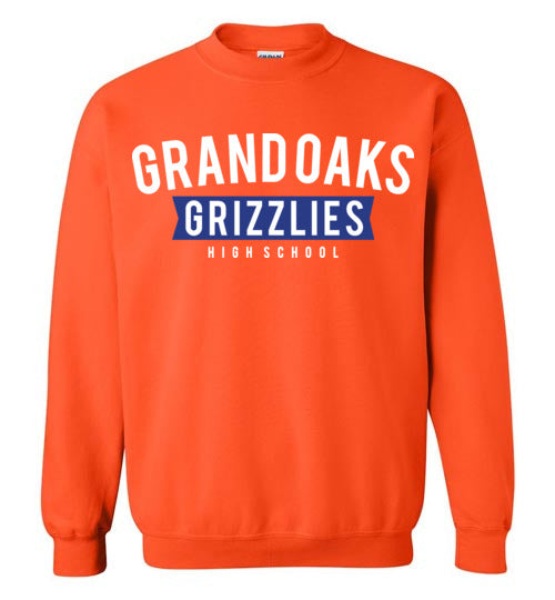 Grand Oaks High School Grizzlies Orange Sweatshirt 21