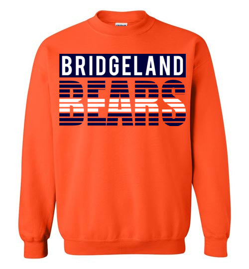 Bridgeland High School Bears Orange Sweatshirt 35