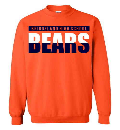 Bridgeland High School Bears Orange Sweatshirt 25