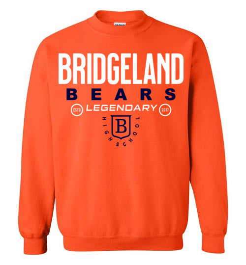 Bridgeland High School Bears Orange Sweatshirt 03