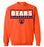 Bridgeland High School Bears Orange Sweatshirt 49