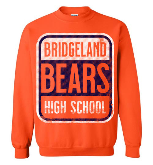 Bridgeland High School Bears Orange Sweatshirt 01