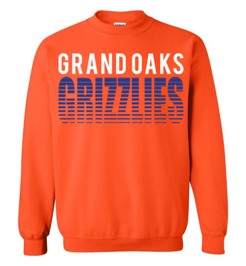 Grand Oaks High School Grizzlies Orange Sweatshirt 24