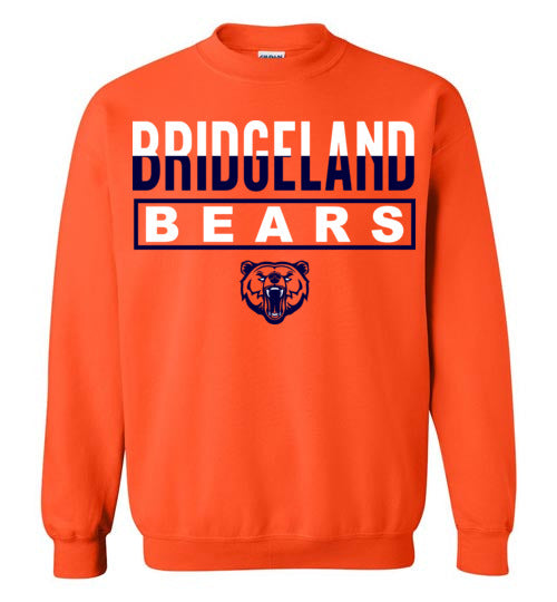 Bridgeland High School Bears Orange Sweatshirt 29