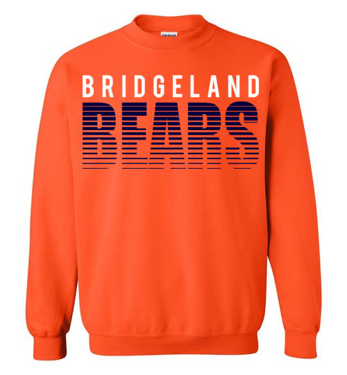 Bridgeland High School Bears Orange Sweatshirt 24