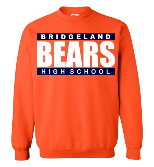 Bridgeland High School Bears Orange Sweatshirt 98