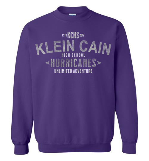 Klein Cain High School Hurricanes Purple Sweatshirt 42