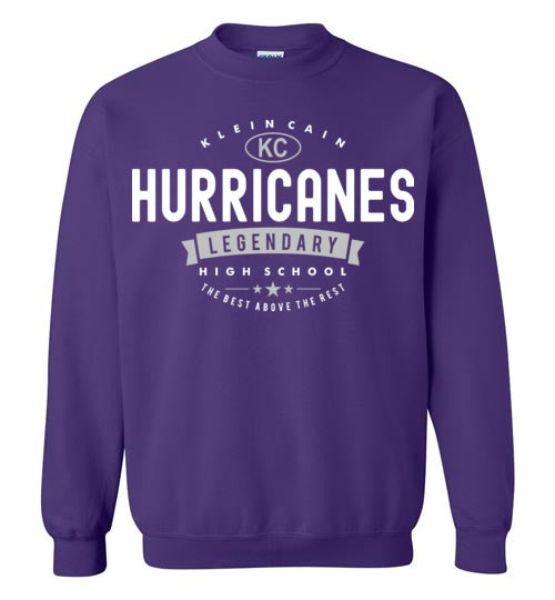Klein Cain Hurricanes - Design 44 - Purple Sweatshirt