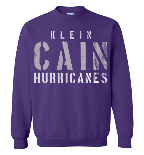 Klein Cain Hurricanes - Design 17 - Purple Sweatshirt